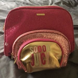 Juicy couture makeup bags